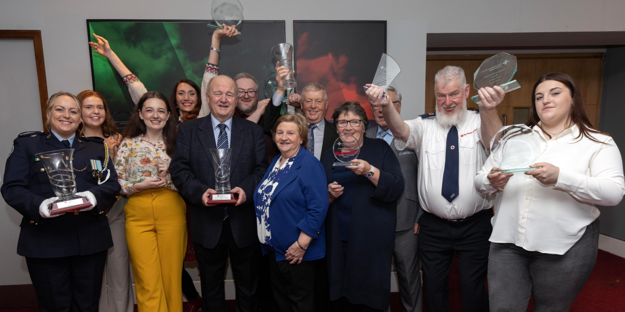 The winners of the Irish Red Cross National Volunteer Awards 2024.
Photo: Tony Gavin 23/11/2024